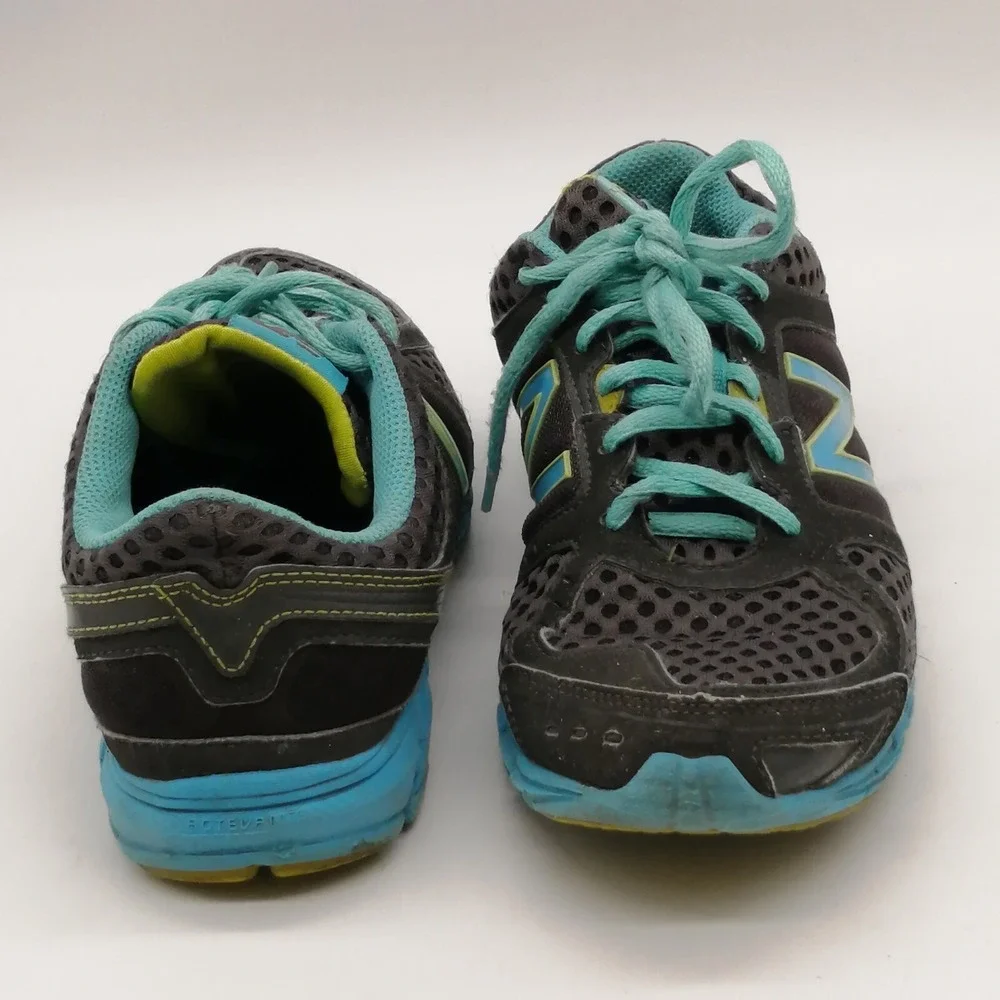 New Balance Shoes Womens 750 v1 Black Blue 6.5 Running Sneakers Athletic Comfort
